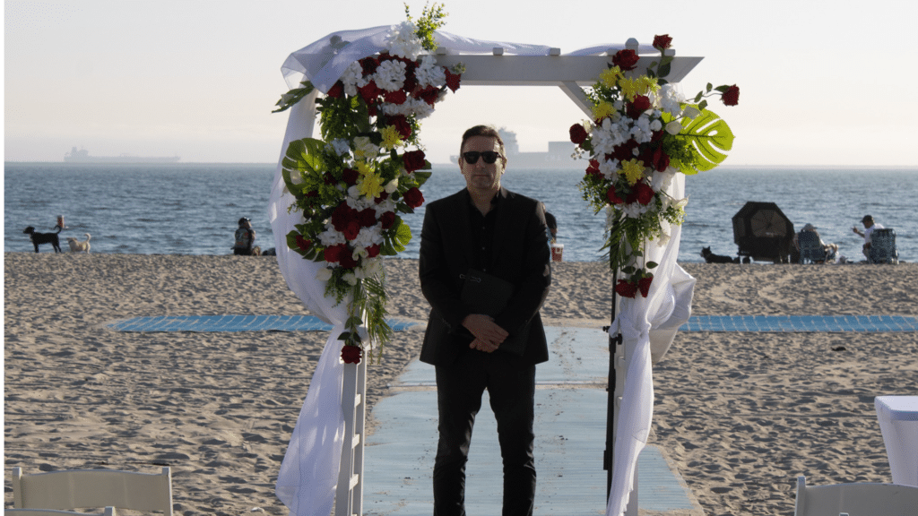 Los Angeles Beach Wedding Officiant