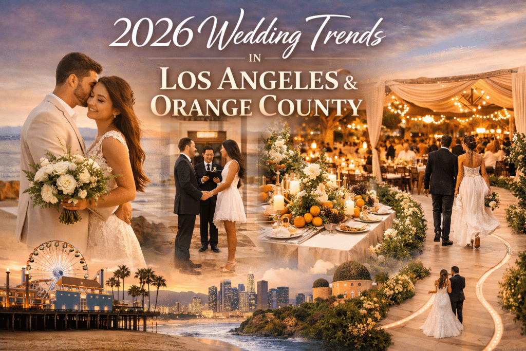 2026 wedding trends in LA and OC
